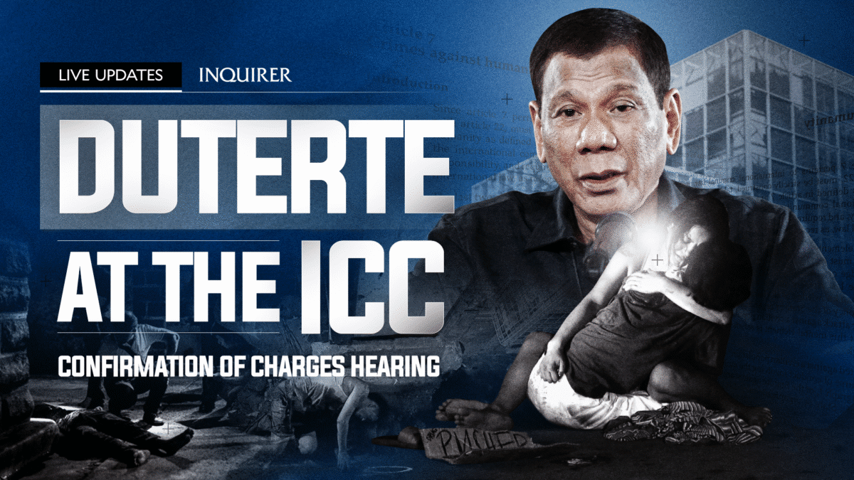 PHOTO: Rodrigo Duterte: Duterete at the ICC image