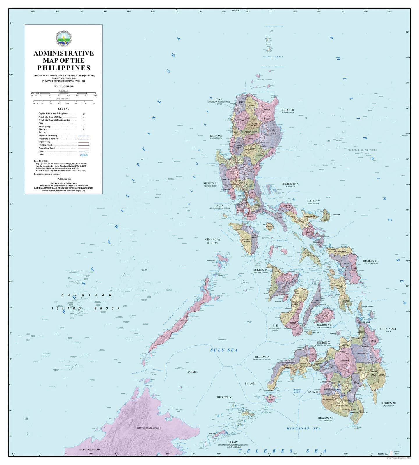 ON THE &lsquo;COORDINATES&rsquo; QUESTION The National Mapping and Resource Information Authority issued this updated map of thePhilippines on Wednesday, hoping to clarify discussions on how the country&rsquo;s exclusive economic zone should be drawn. Earlierthis month, a senator noted the lack of any &ldquo;specific computation or coordinates of the West Philippine Sea.&rdquo;