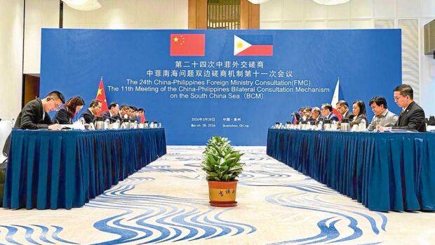 PH, China ‘reset’ talks on sea tensions, oil