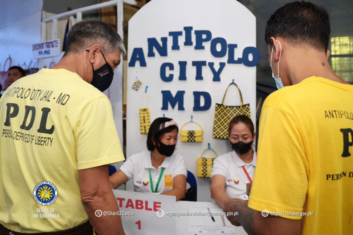 Voting period for the persons deprived of liberty for the special elections in the second district of Antipolo City on Saturday, March 14, 2026.