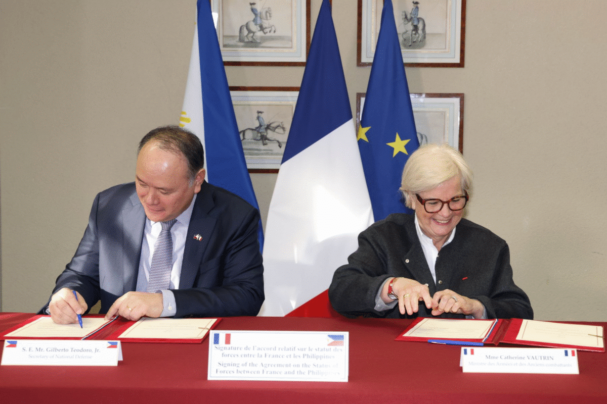 PH, France sign visiting forces deal to deepen defense ties