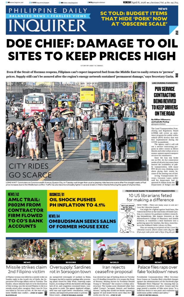 Today’s Paper: April 8, 2026