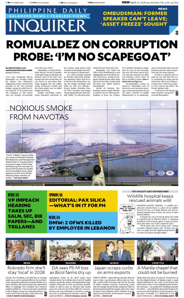 Today’s Paper: April 22, 2026