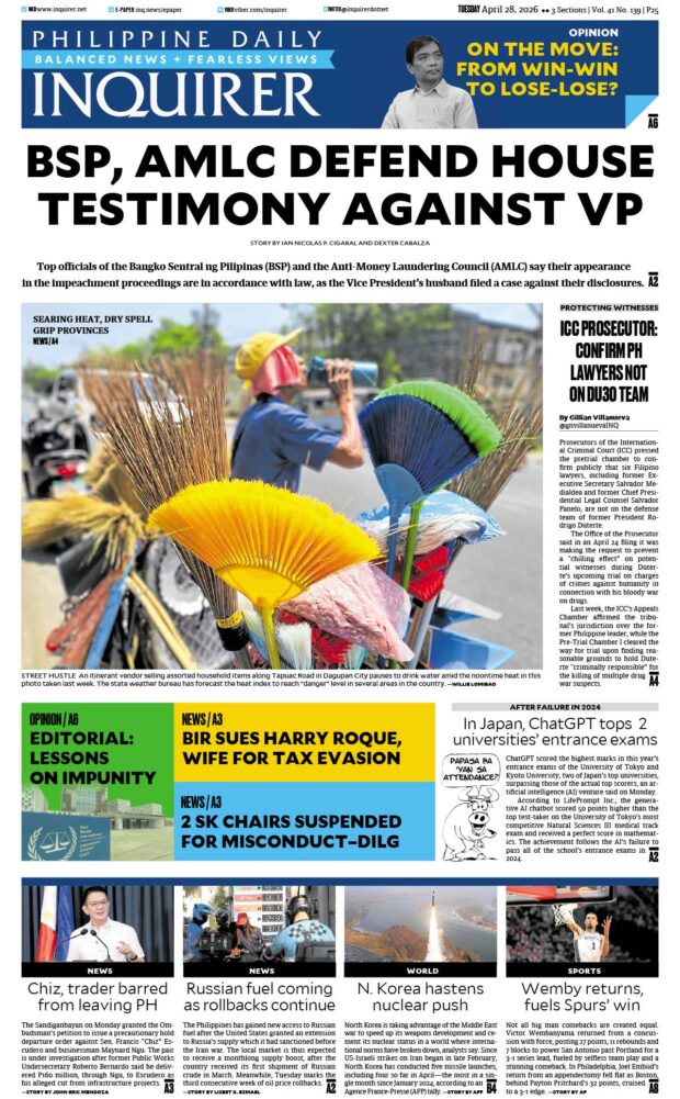 Today’s Paper: April 28, 2026