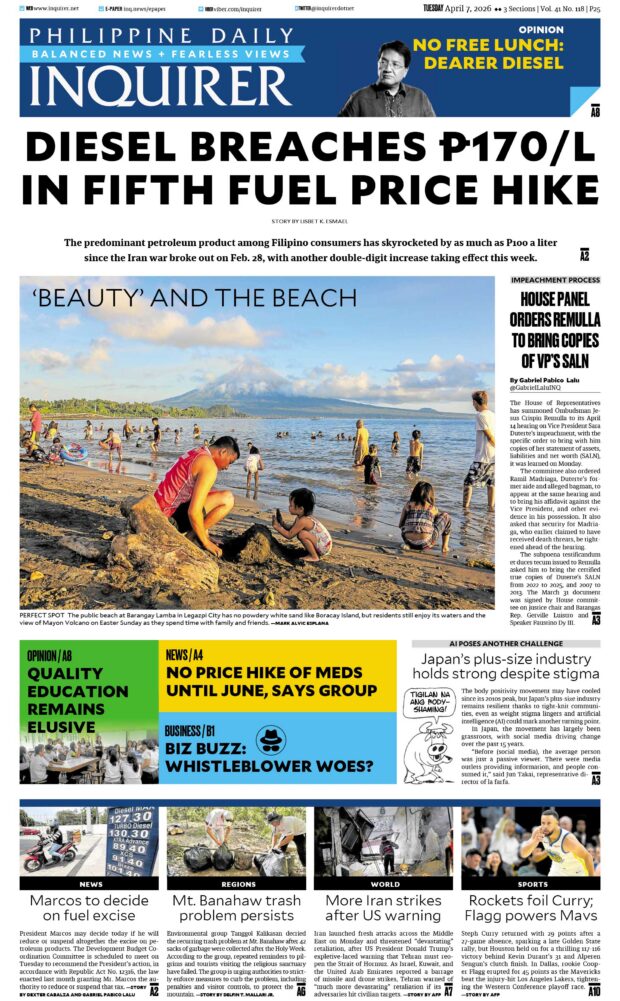 Today’s Paper: April 7, 2026