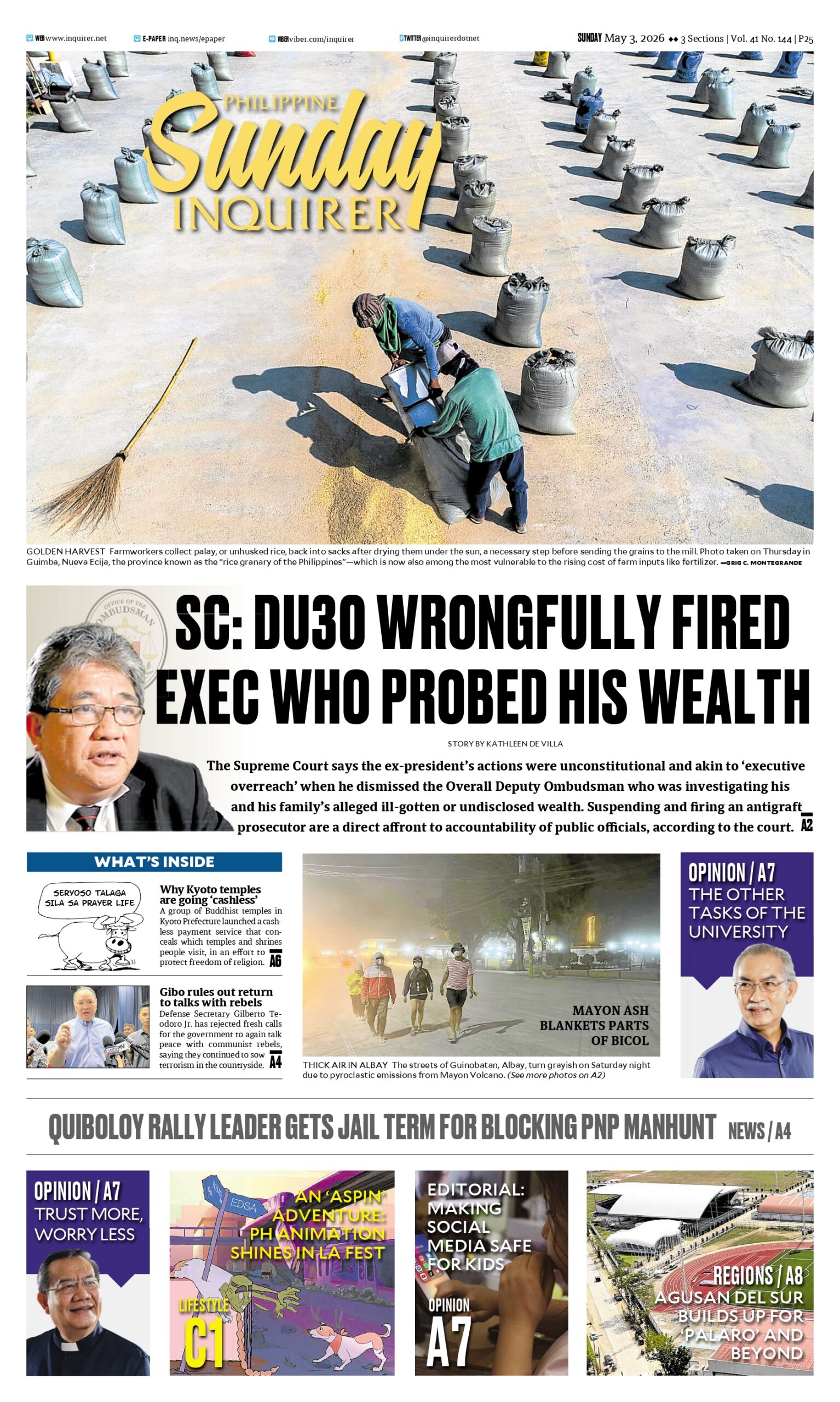 Today’s Paper: May 3, 2026