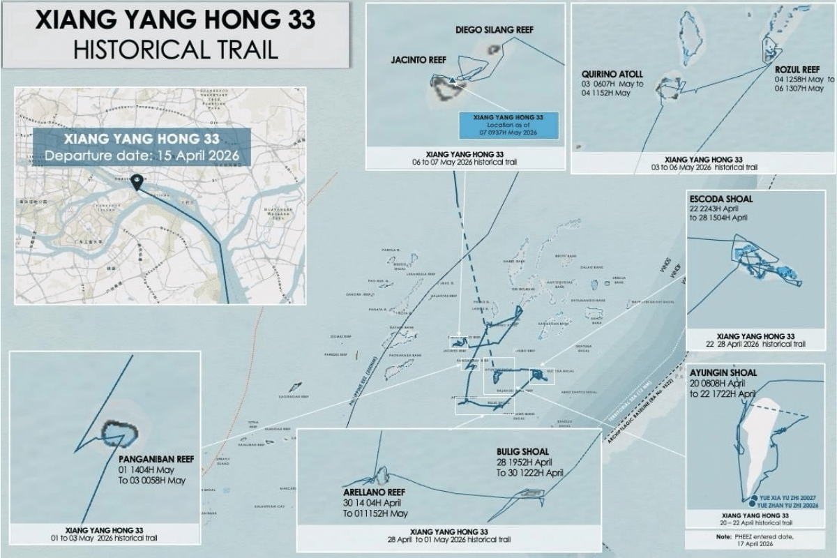 West PH Sea: PCG spots Chinese research ship, dozens of militia vessels