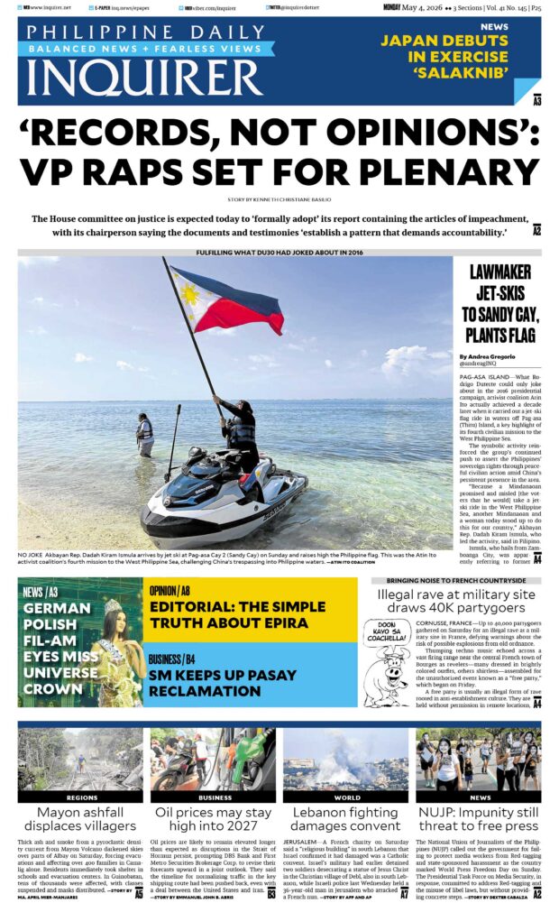 Today’s Paper: May 4, 2026