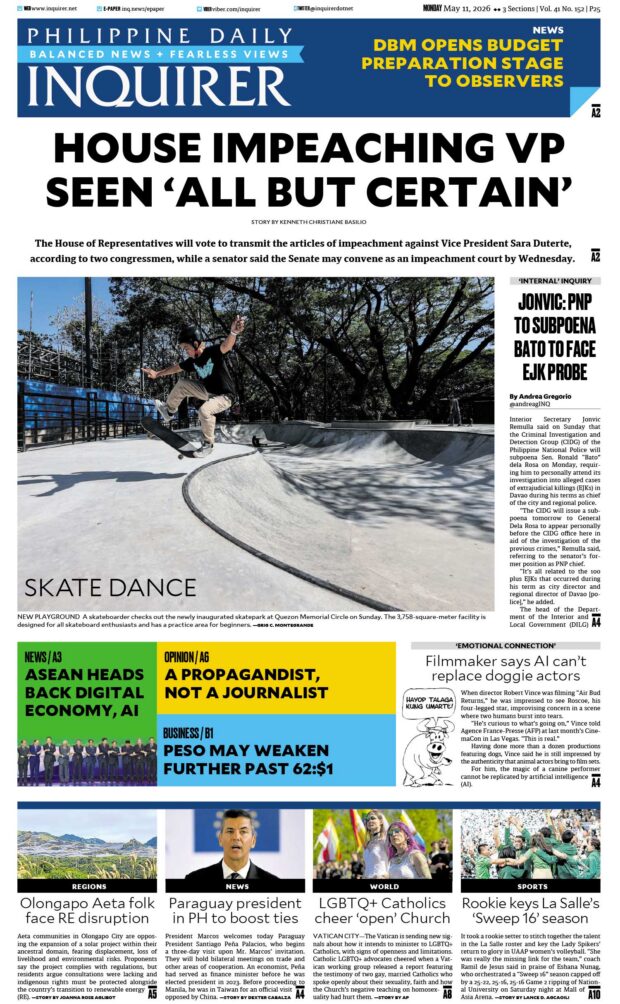 Today’s Paper: May 11, 2026
