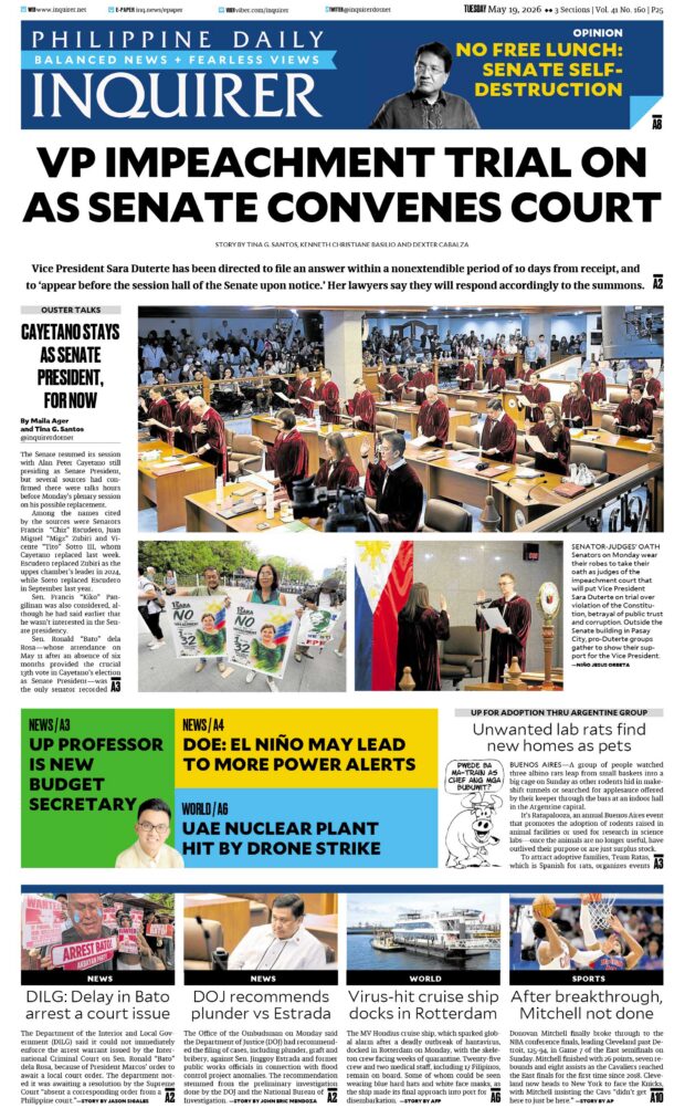 Today’s Paper: May 19, 2026
