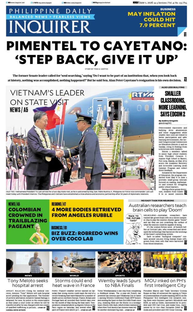 Today’s Paper: June 1, 2026