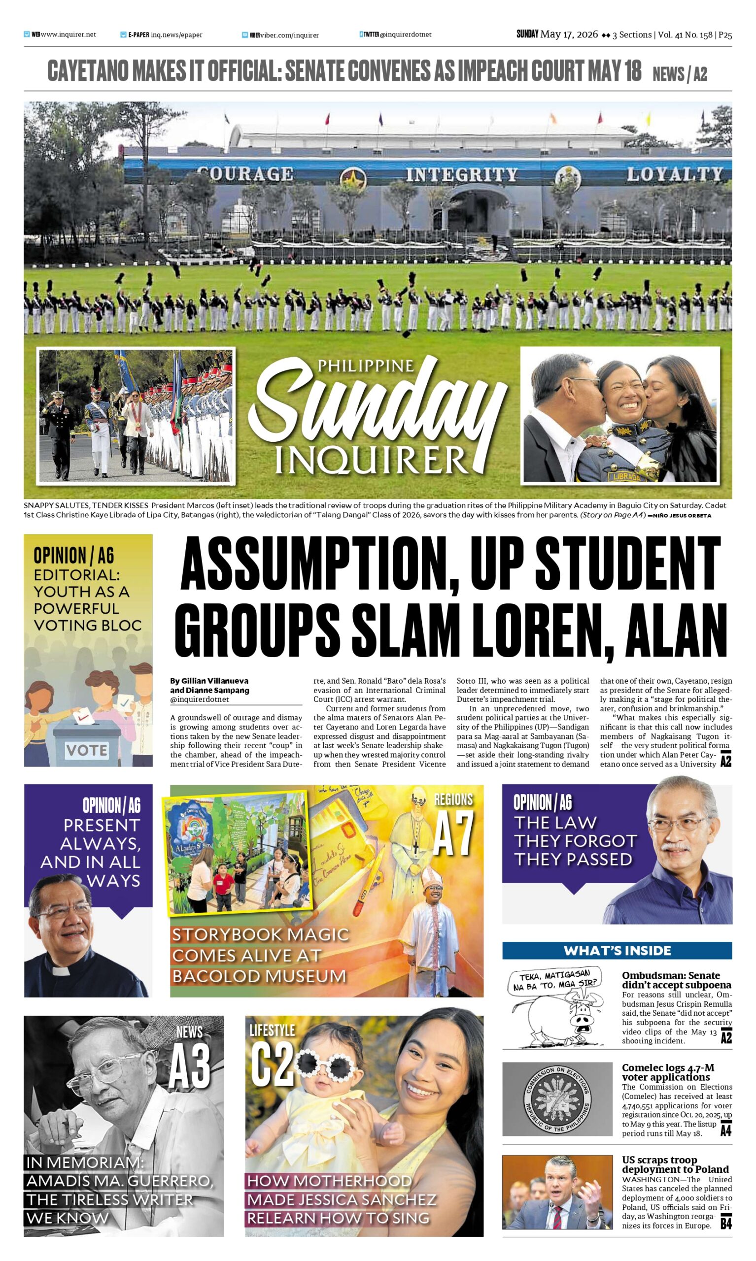 Today’s Paper: May 17, 2026