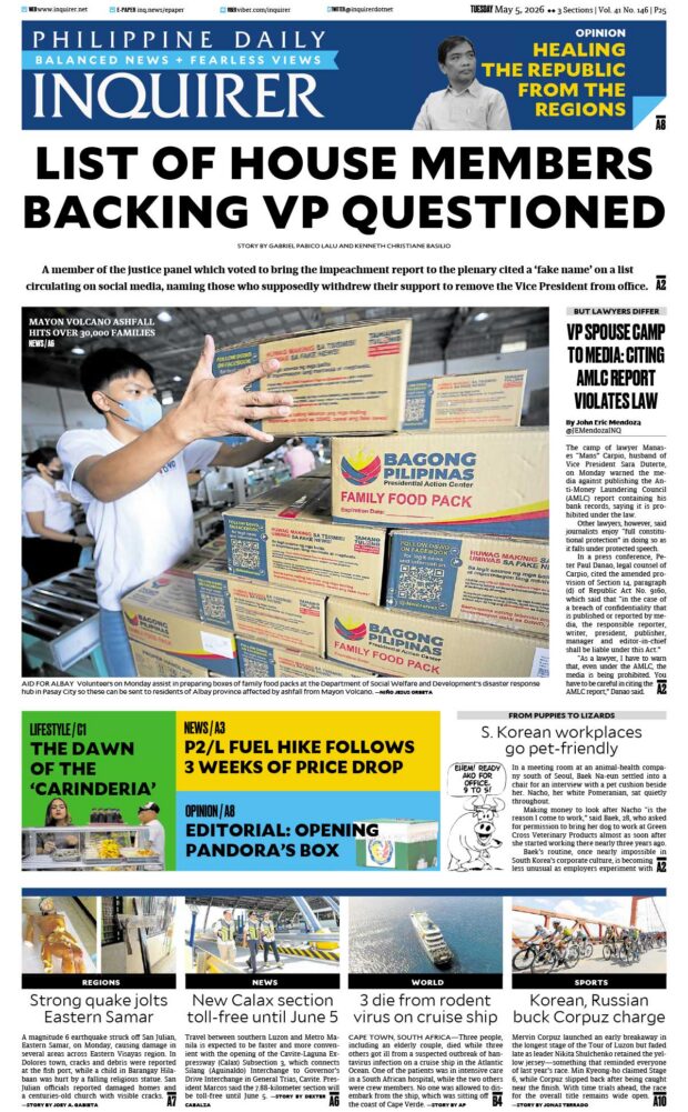 Today’s Paper: May 5, 2026