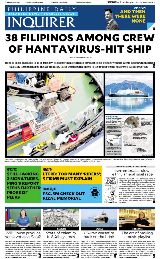 Today’s Paper: May 6, 2026