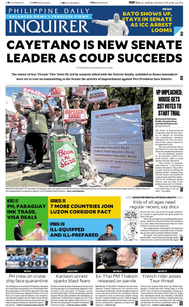 Today’s Paper: May 12, 2026