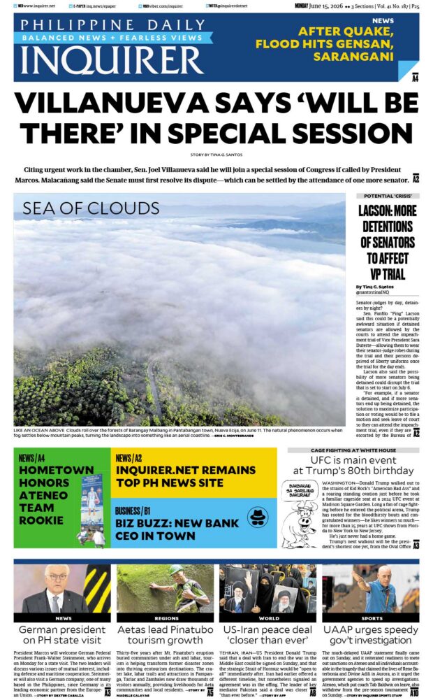 Today’s Paper: June 15, 2026