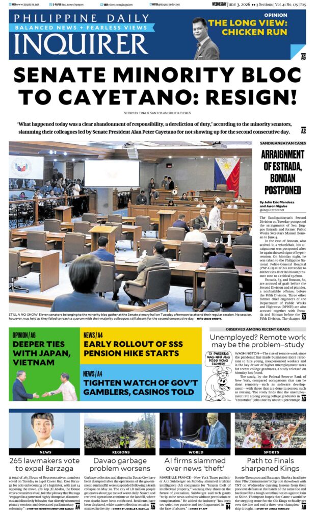 Today’s Paper: June 3, 2026