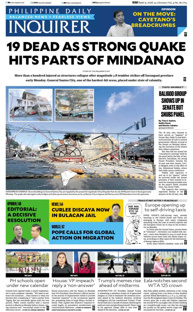 Today’s Paper: June 9, 2026