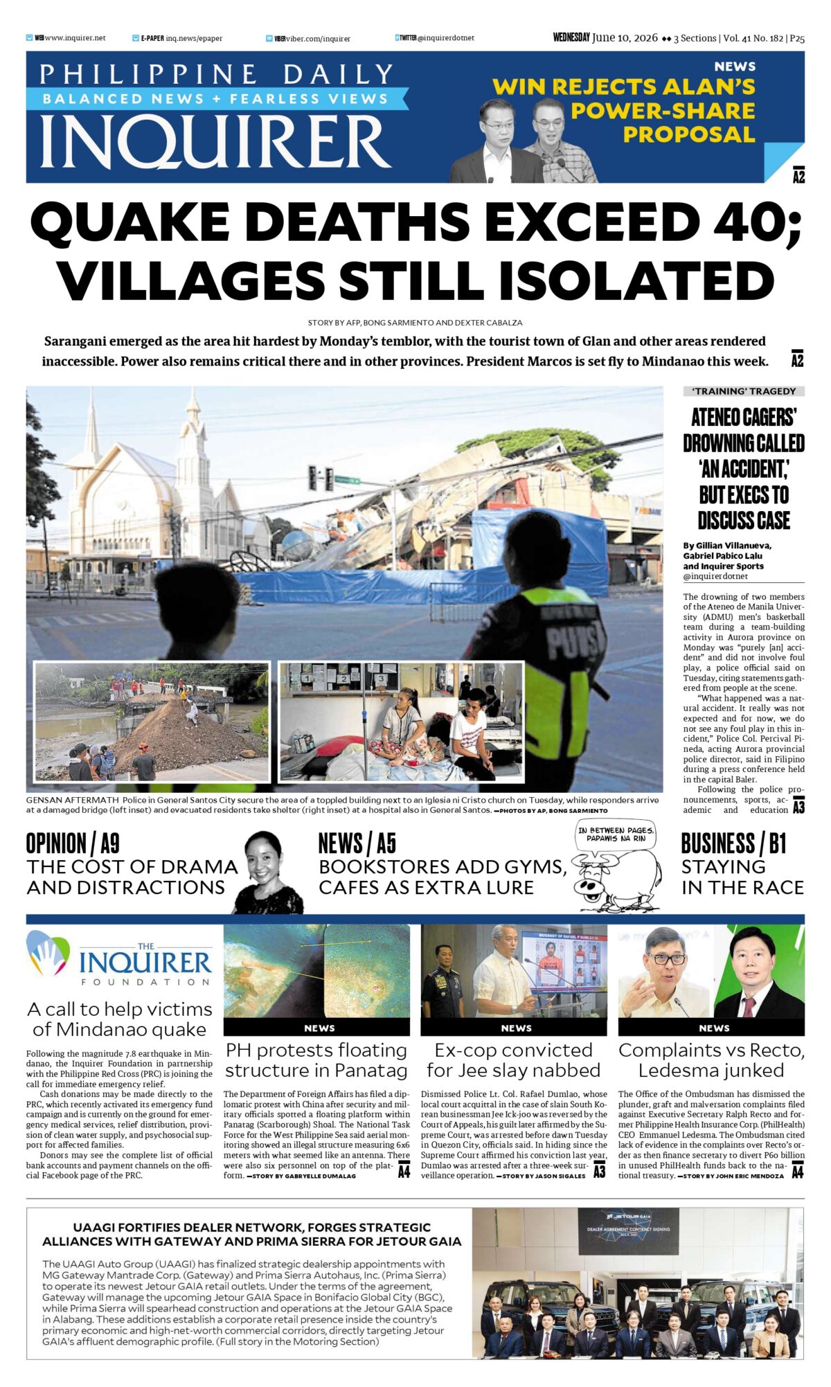 Today’s Paper: June 10, 2026