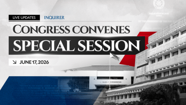LIVE UPDATES: Congress convenes in special session | June 17, 2026