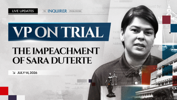 LIVE UPDATES: Impeachment trial of VP Sara Duterte | July 14, 2026