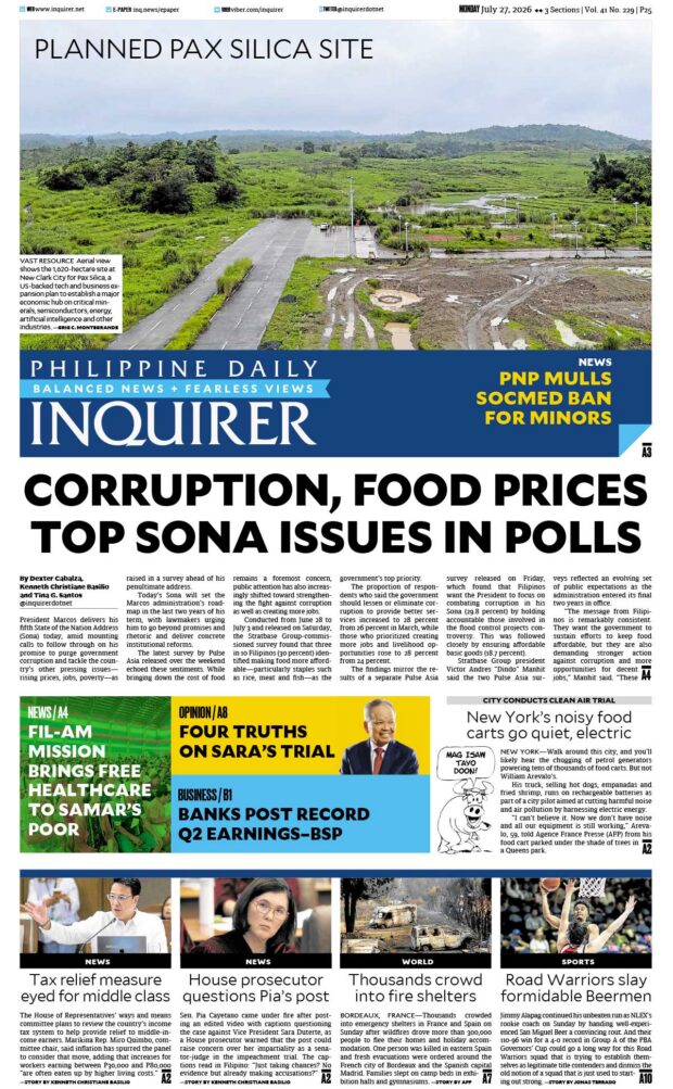 Today’s Paper: July 27, 2026