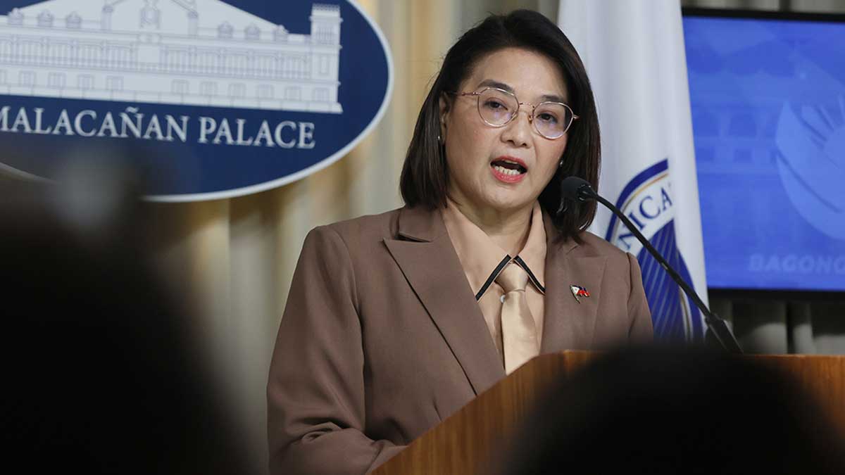 Presidential Communications Office (PCO) Undersecretary and Malacañang press officer Claire Castro. INQUIRER PHOTO / NIÑO JESUS ORBETA