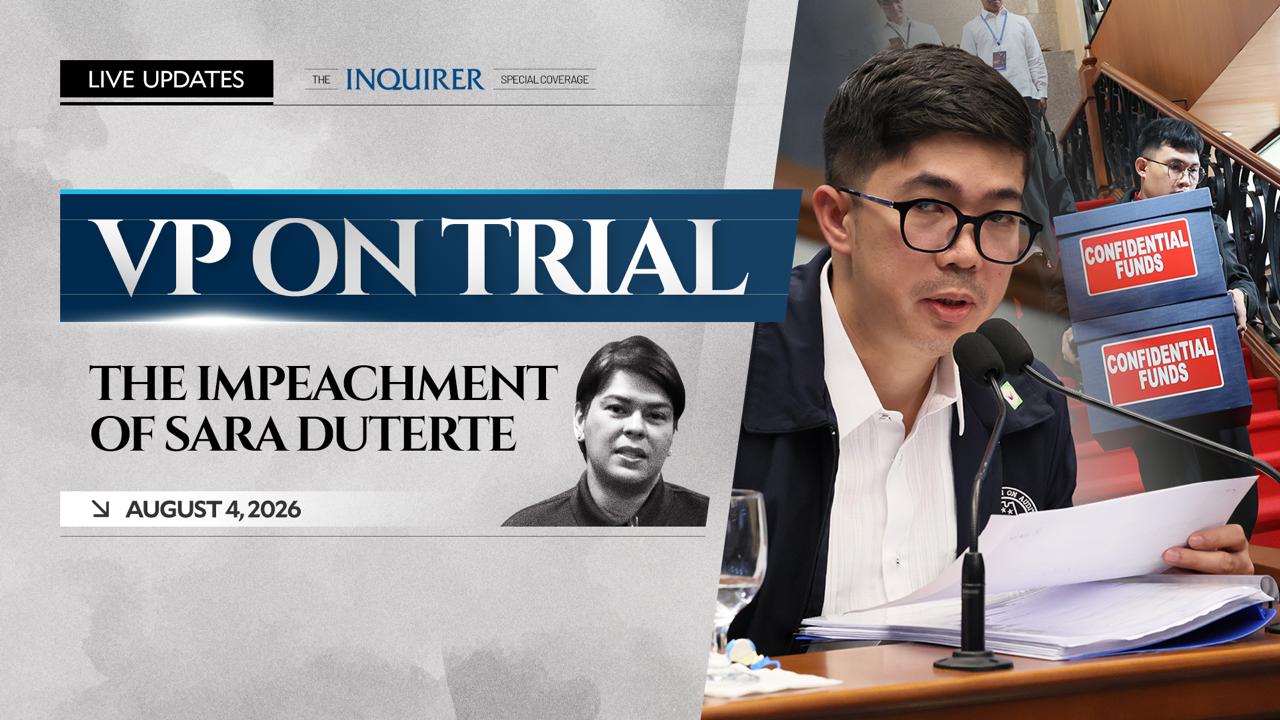 LIVE UPDATES: Impeachment trial of Sara Duterte | August 4, 2026
