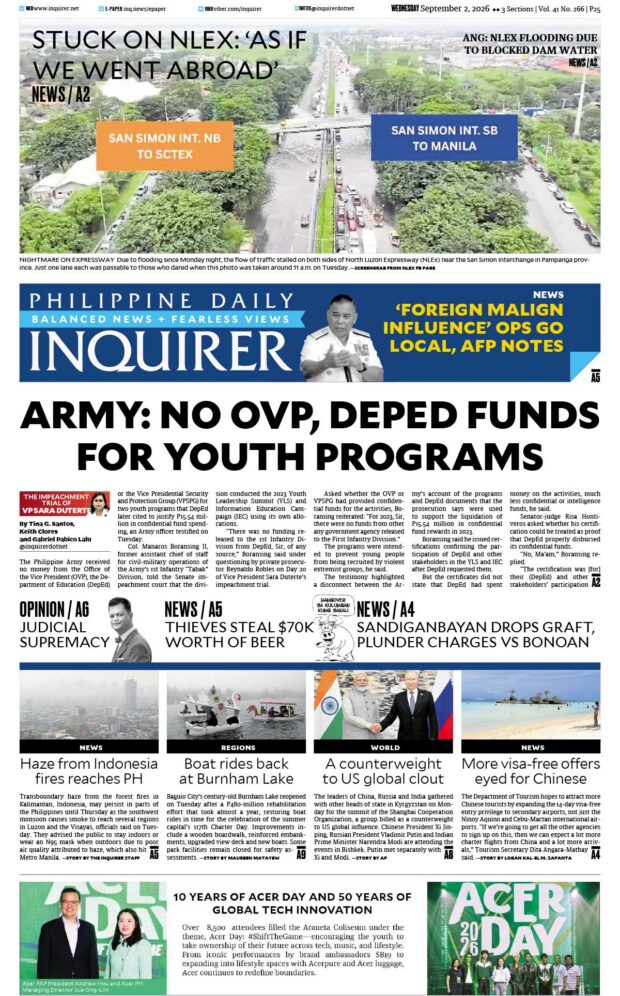 Today’s Paper: September 2, 2026