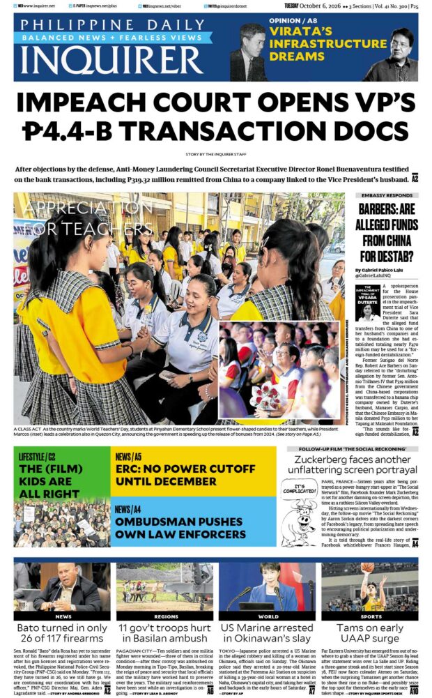 Today’s Paper: October 6, 2026