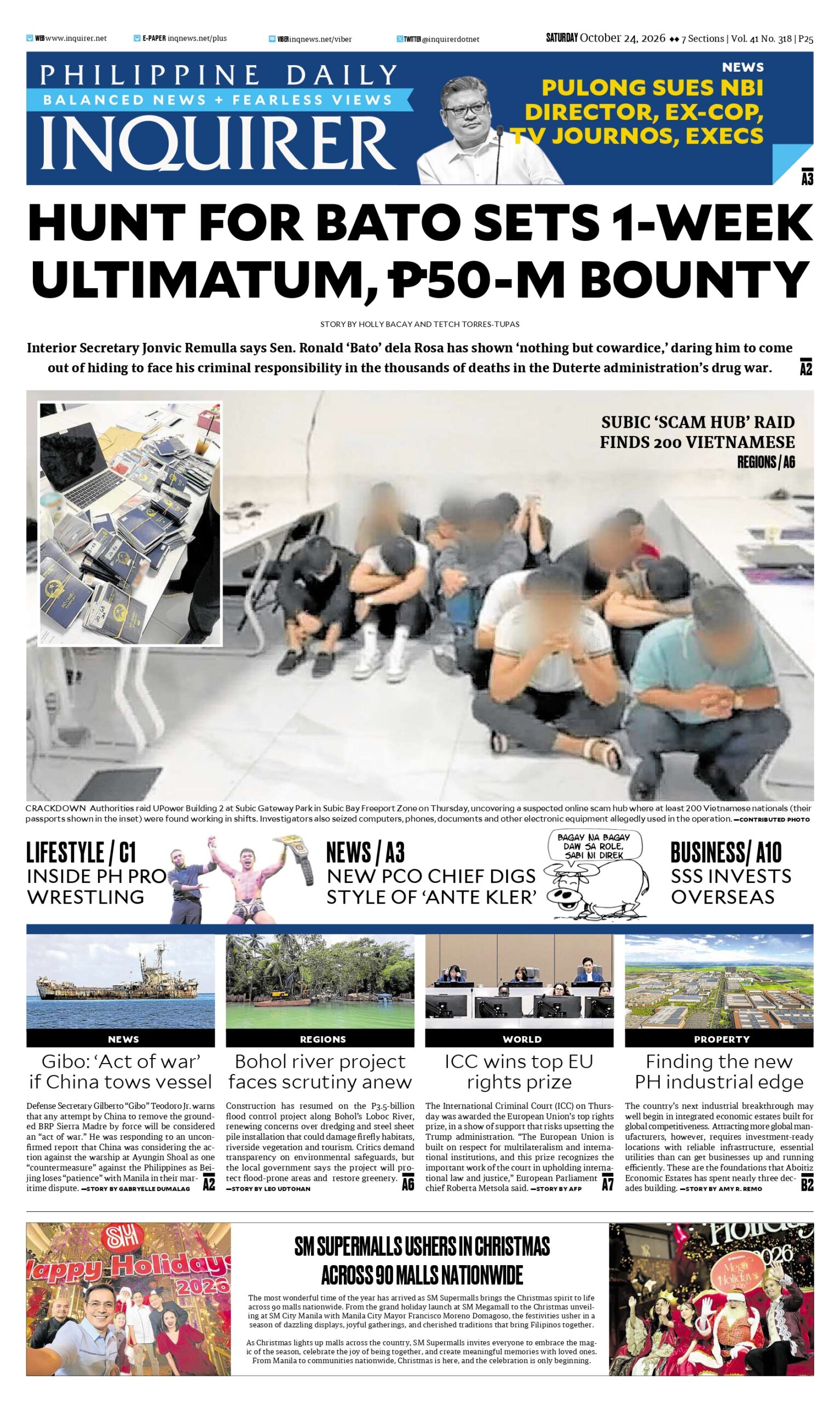 Today’s Paper: October 24, 2026
