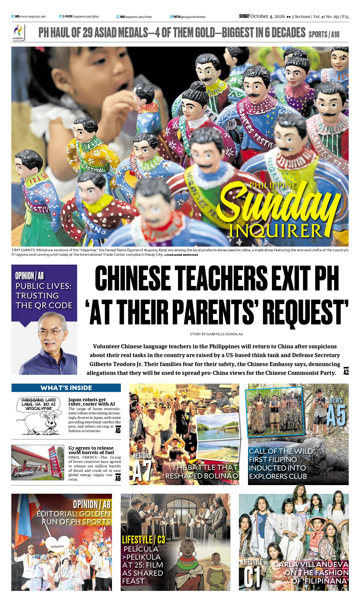 Today’s Paper: October 4, 2026